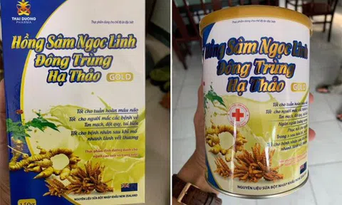 Tịch thu lô thực phẩm chức năng Hồng Sâm Ngọc Linh Đông Trùng Hạ Thảo